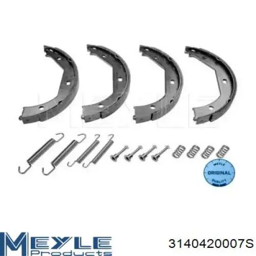 Zapatas de freno de mano 34212213311 BMW