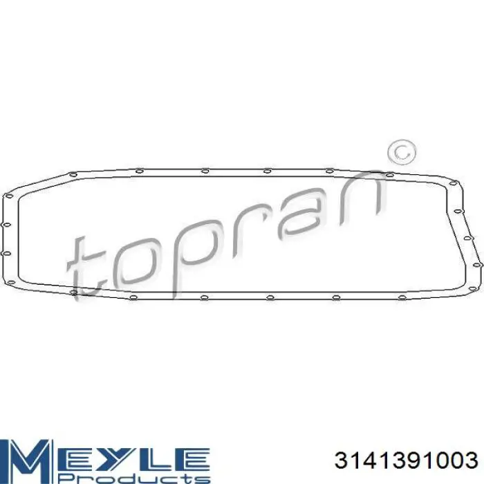 1068303017 ZF Parts junta, cárter de aceite, caja de cambios