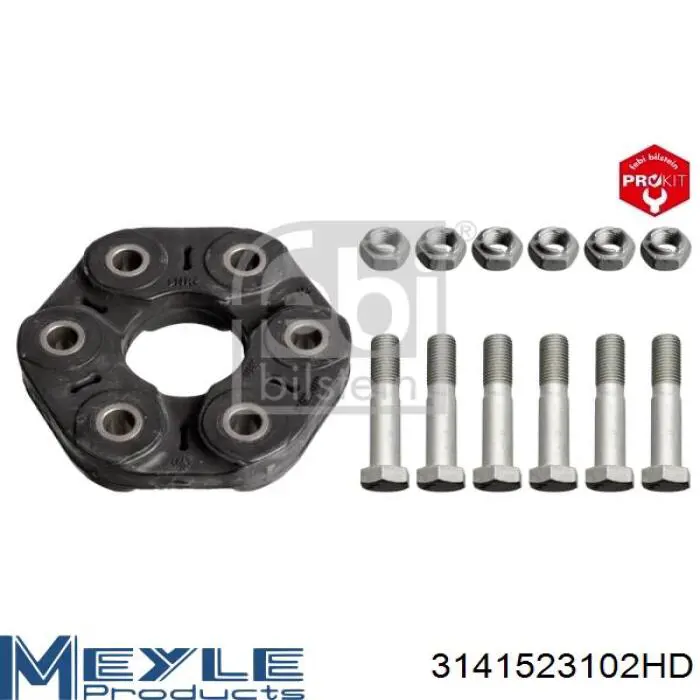 Comprar 3141523102HD Meyle Acoplamiento elástico del cardán