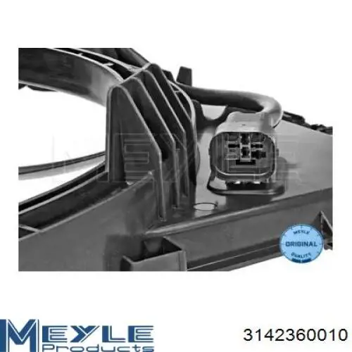 MTC766AX Magneti Marelli difusor de radiador, ventilador de refrigeración, condensador del aire acondicionado, completo con motor y rodete