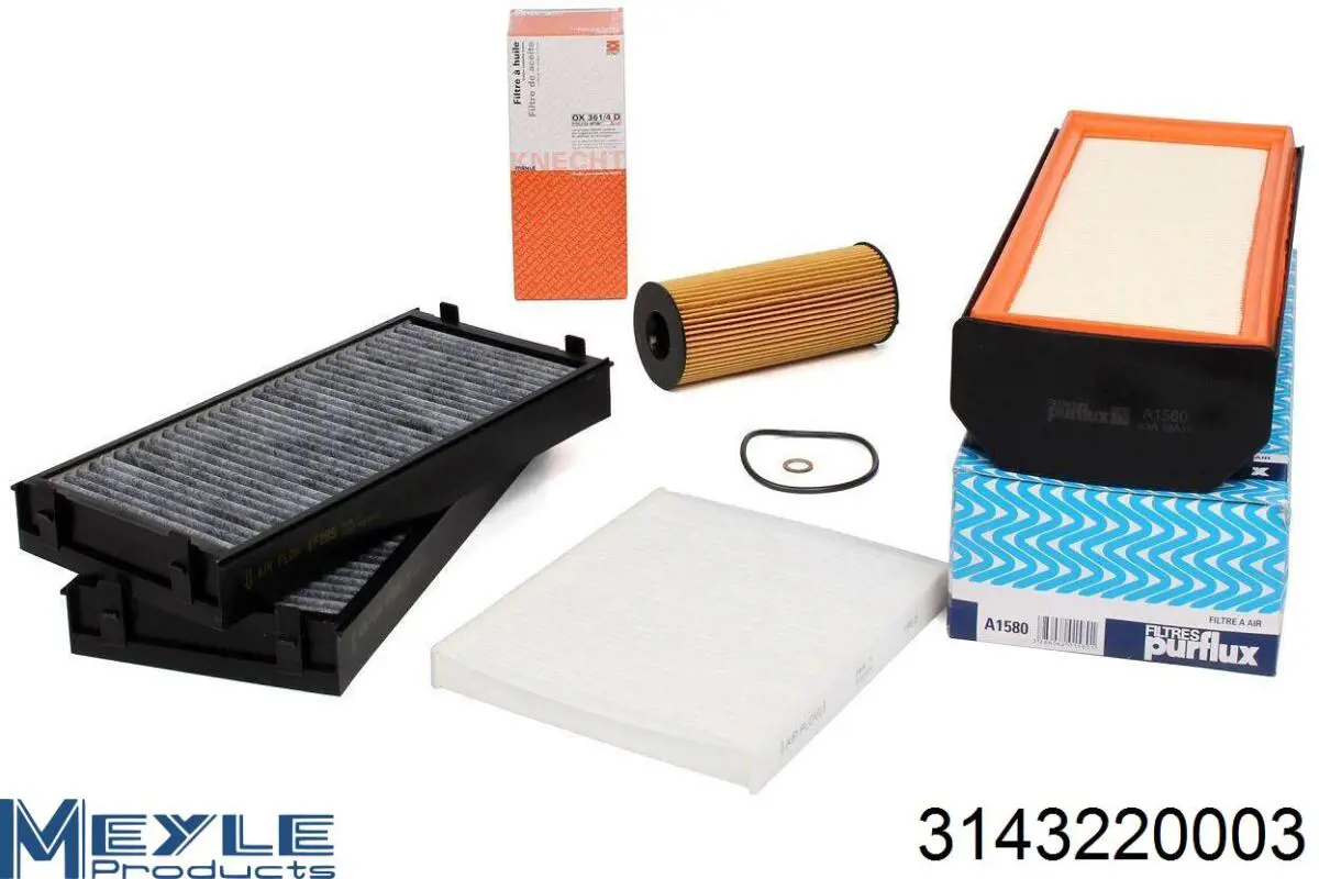 Filtro de aceite motor Meyle 3143220003