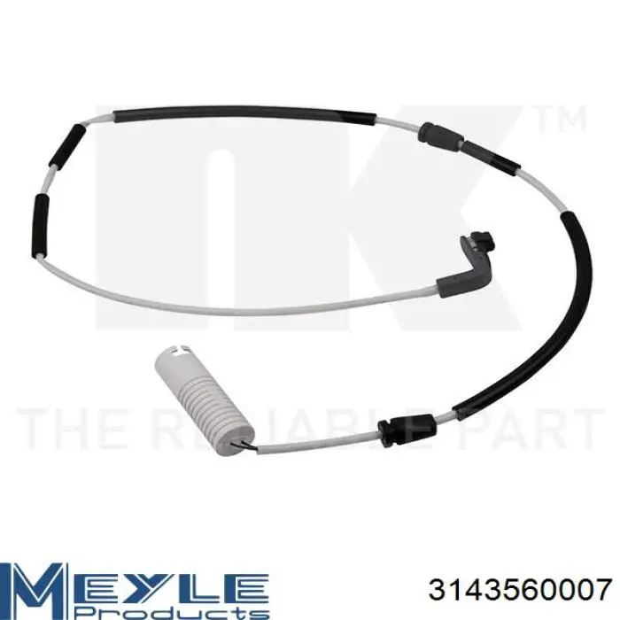 Sensor de desgaste de las pastillas de freno delanteras 34356789441 BMW