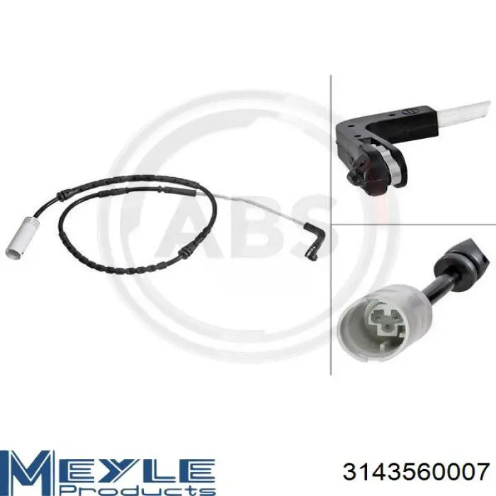 Comprar 34356789441 BMW Sensor de desgaste de las pastillas de freno delanteras