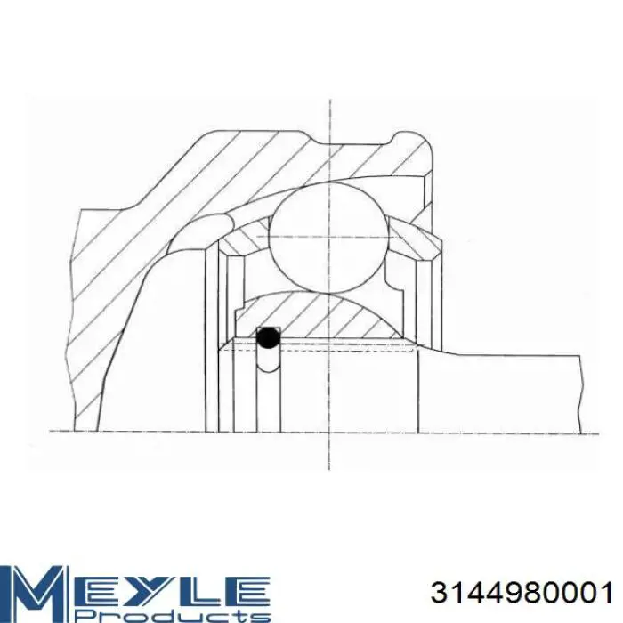 Junta homocinetica 3144980001 Meyle