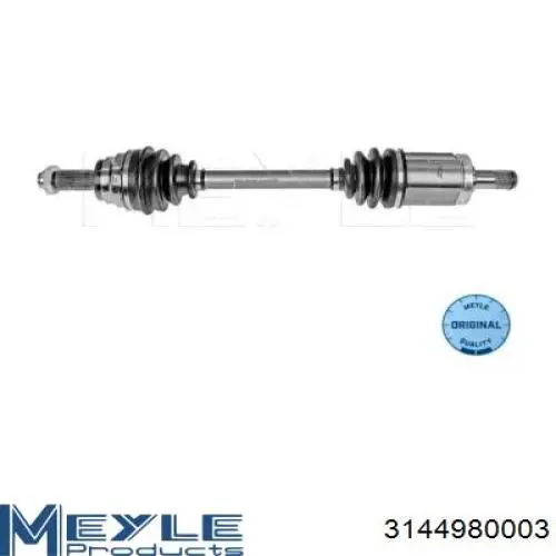 Semieje delantero izquierdo Meyle 3144980003 precio, desde 110,22 EUR