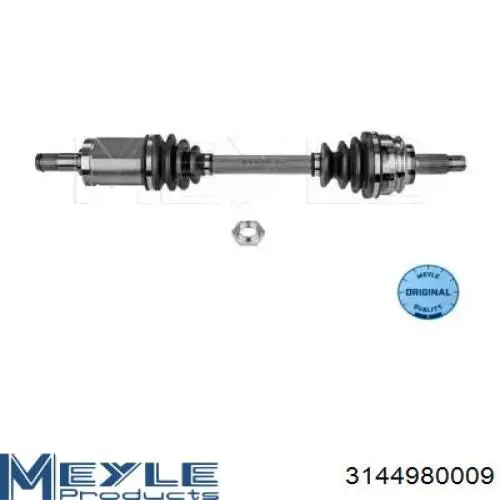 Semieje delantero izquierdo Meyle 3144980009 precio, desde 151,01 EUR