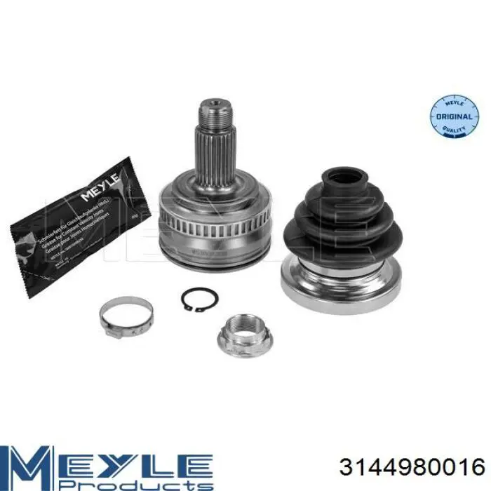 Junta homocinética exterior trasera Meyle 3144980016 precio, desde 40,82 EUR