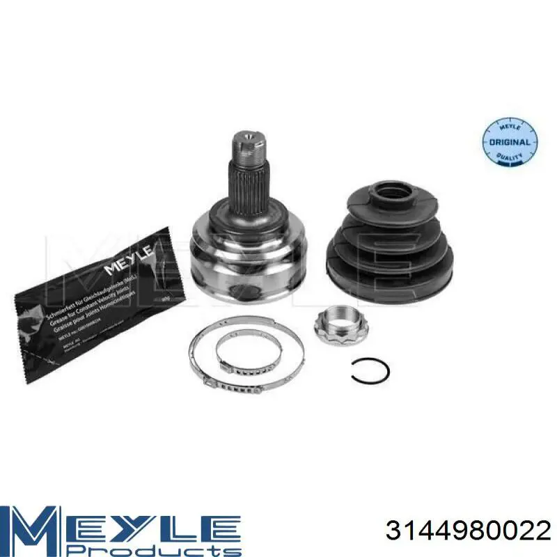 Junta homocinética exterior delantera Meyle 3144980022 precio, desde 67,43 EUR