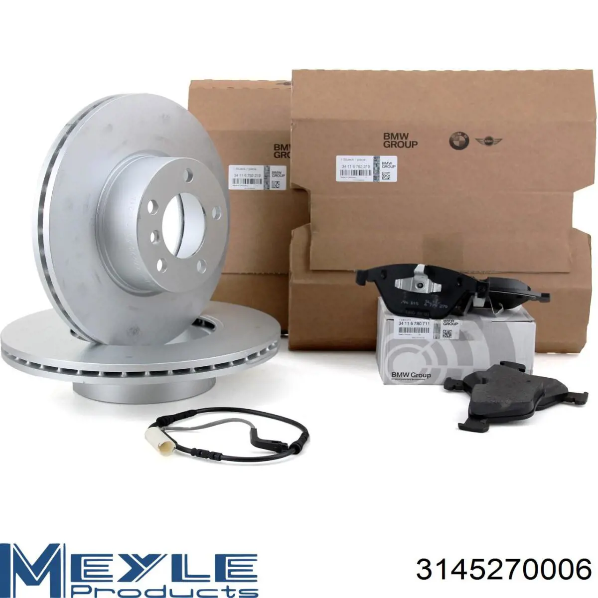 Sensor de desgaste de las pastillas de freno delanteras Meyle 3145270006 precio, desde 9,38 EUR