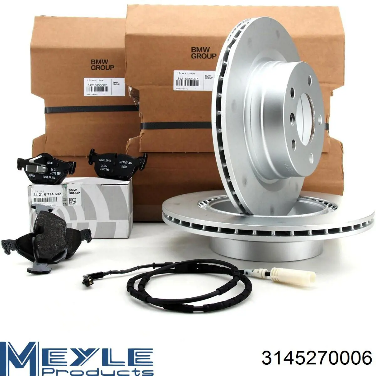 Comprar 3145270006 Meyle Sensor de desgaste de las pastillas de freno delanteras