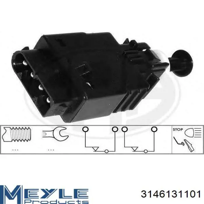 Sensor de marcha atrás 1625 Febi