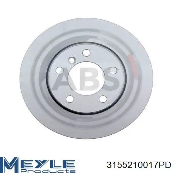 3155210017PD Meyle freno de disco delantero