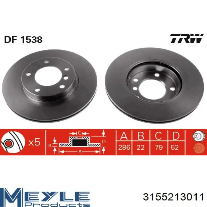 Comprar PB2052S Starline Freno de disco delantero