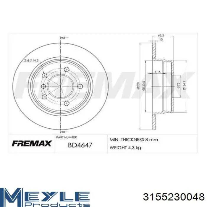 Frenos traseros BMW 6764647