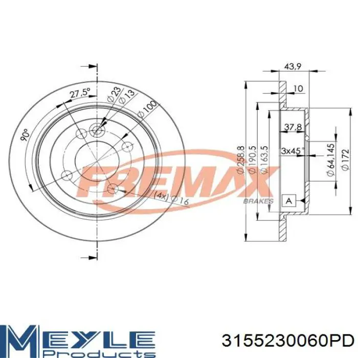 Disco de freno trasero BMW 6774987 precio, desde 28,24 EUR