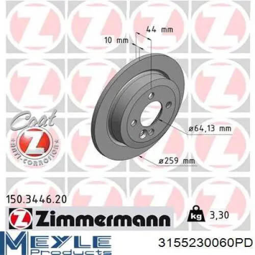 Comprar 6774987 BMW Disco de freno trasero