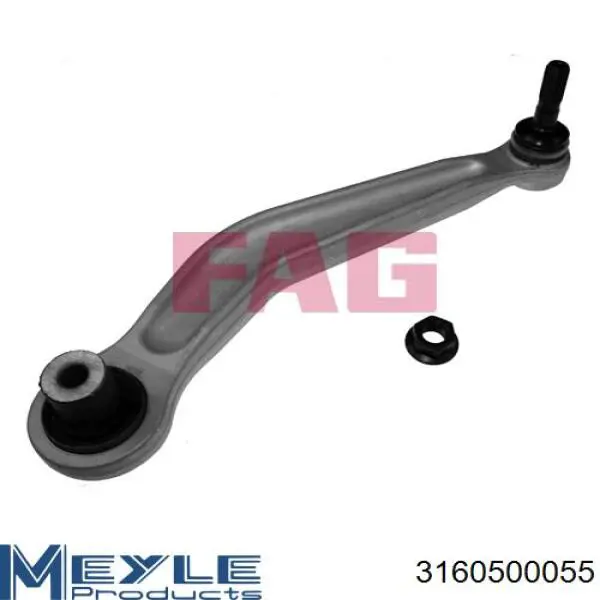 Brazo superior derecho de la suspensión trasera Meyle 3160500055