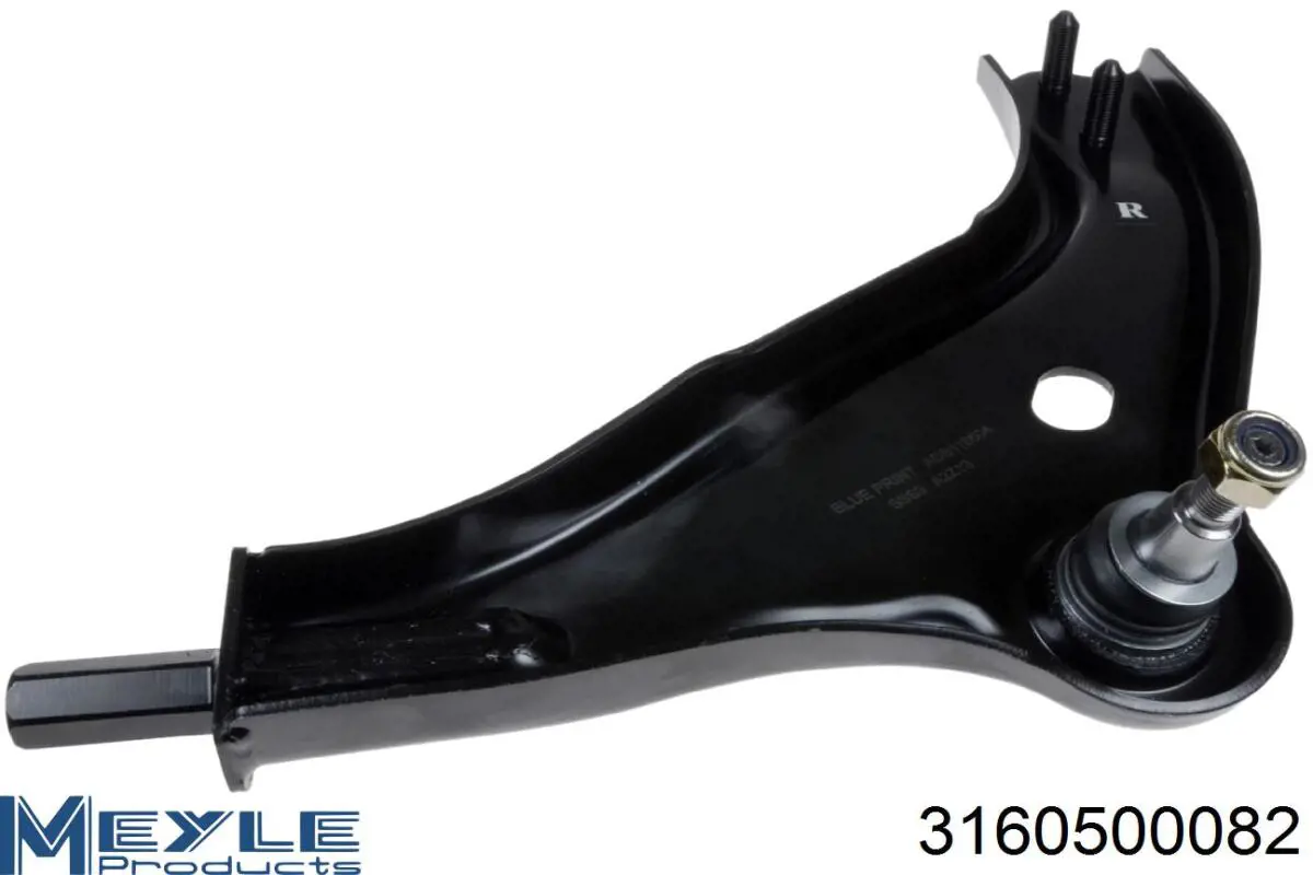 Brazo inferior derecho de la suspensión delantera Meyle 3160500082