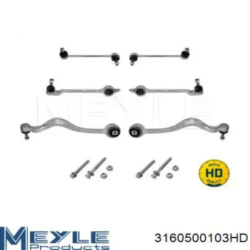 Kit de brazo de suspensión delantera 3160500103HD Meyle