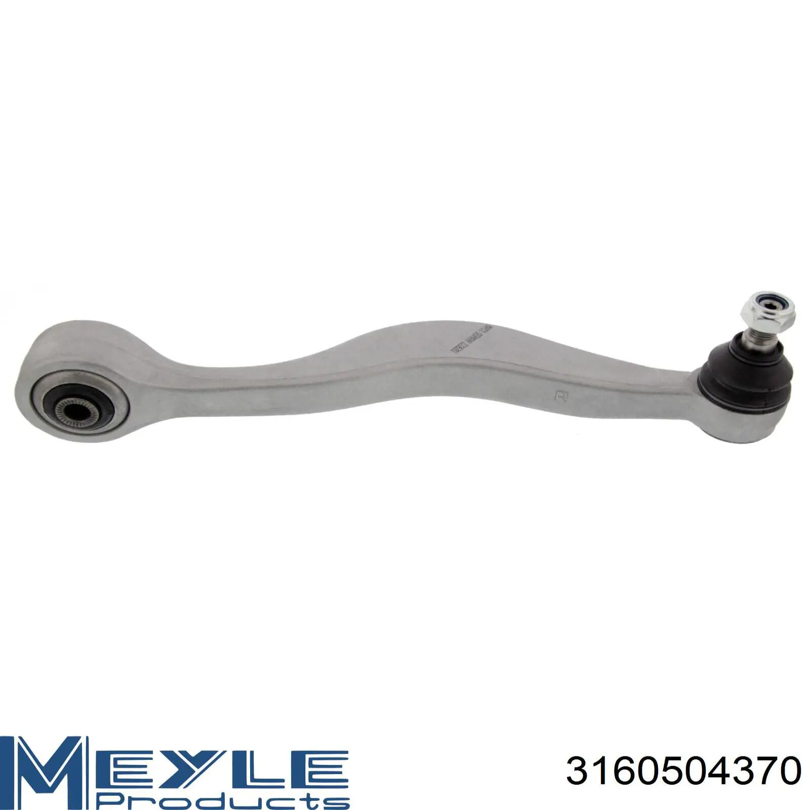 Brazo inferior derecho de la suspensión delantera 3160504370 Meyle