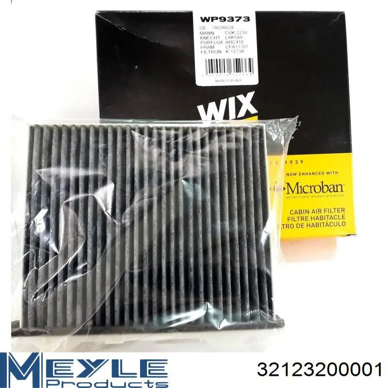 Filtro de cabina Mitsubishi MR500058 precio, desde 11,38 EUR