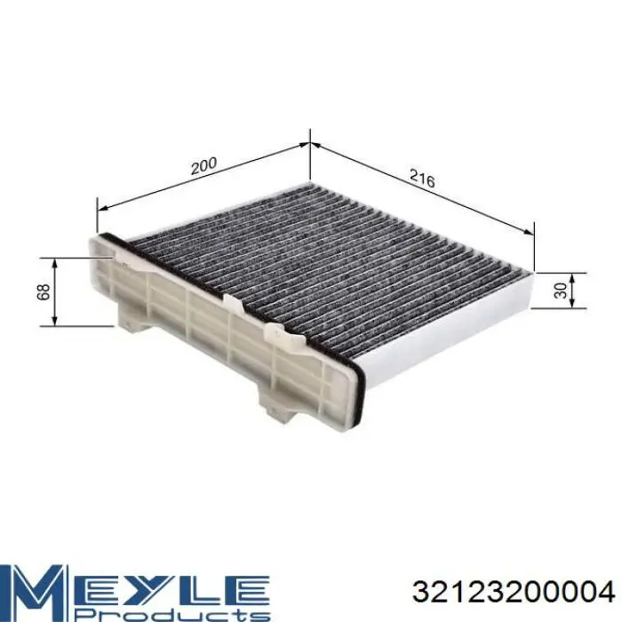 Filtro de cabina Mitsubishi MR500057 precio, desde 9,64 EUR