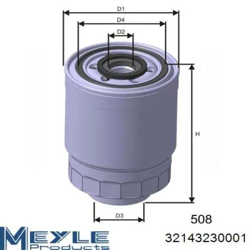 Comprar FE0797 Bremsi Filtro diesel