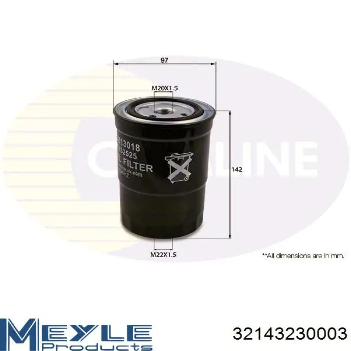 Filtro combustible Donaldson P505960 precio, desde 12,61 EUR