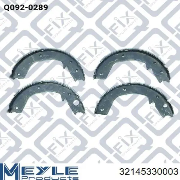 J3505041 Nipparts Zapatas de freno de estacionamiento
