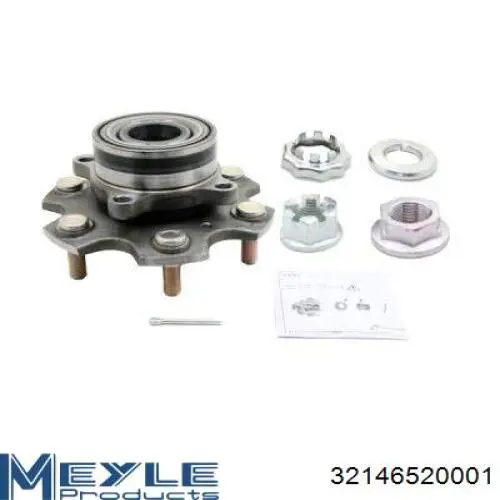 Rodamiento de rueda delantero Meyle 32146520001