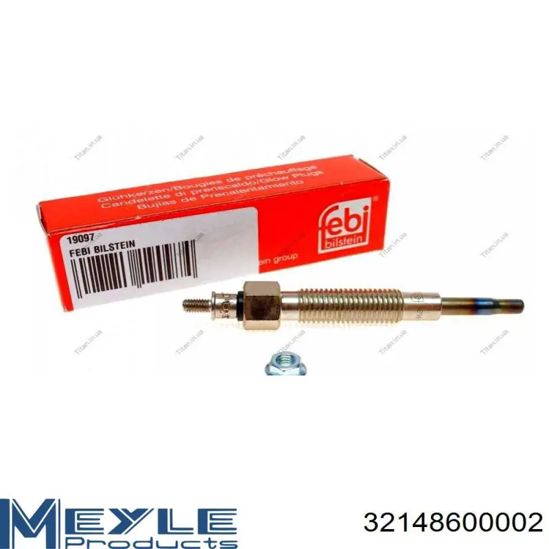 Bujía de precalentamiento MD050212 Mitsubishi
