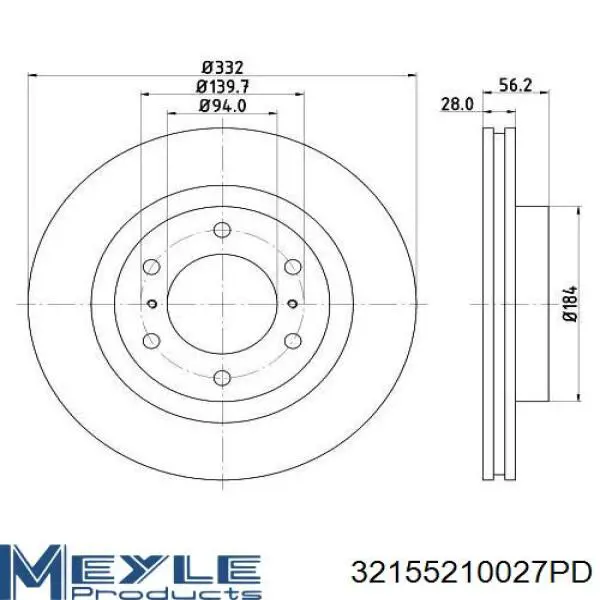 Comprar 170599 Febi Freno de disco delantero