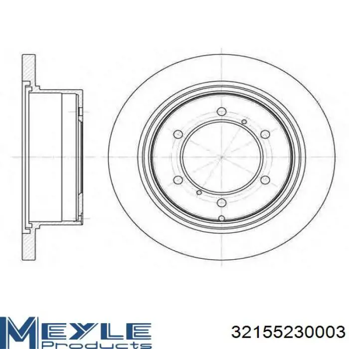 230464 Peugeot/Citroen Freno de disco trasero