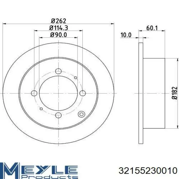 Comprar 61510 FAE Disco de freno trasero