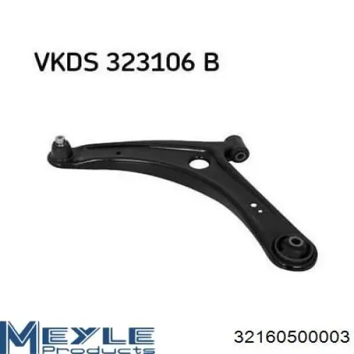 Brazo inferior izquierdo de la suspensión delantera PS10774 Sato Tech