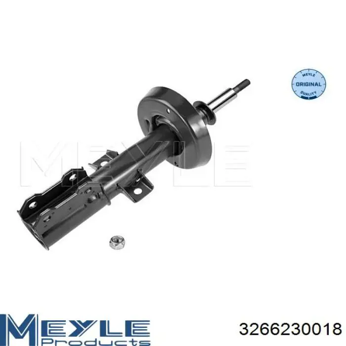 Amortiguador delantero izquierdo 3266230018 Meyle