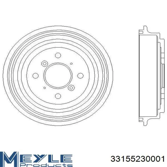 Tambor de freno trasero Suzuki 4351160G00 precio, desde 40,63 EUR