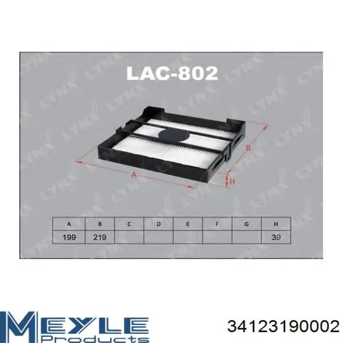 272774M00 Nissan/Infiniti Filtro antipolen