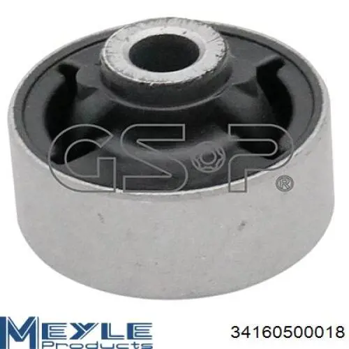 Brazo inferior derecho de la suspensión delantera 34160500018 Meyle