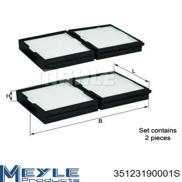 Filtro de habitáculo GE6T61J6XA9A Mazda