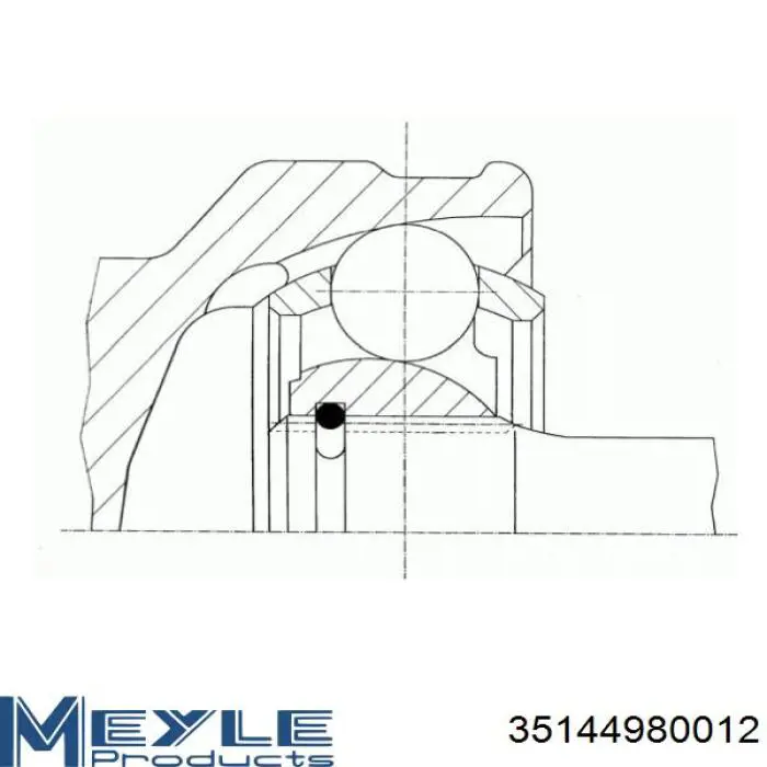 BB7201 Posterparts junta homocinética exterior delantera