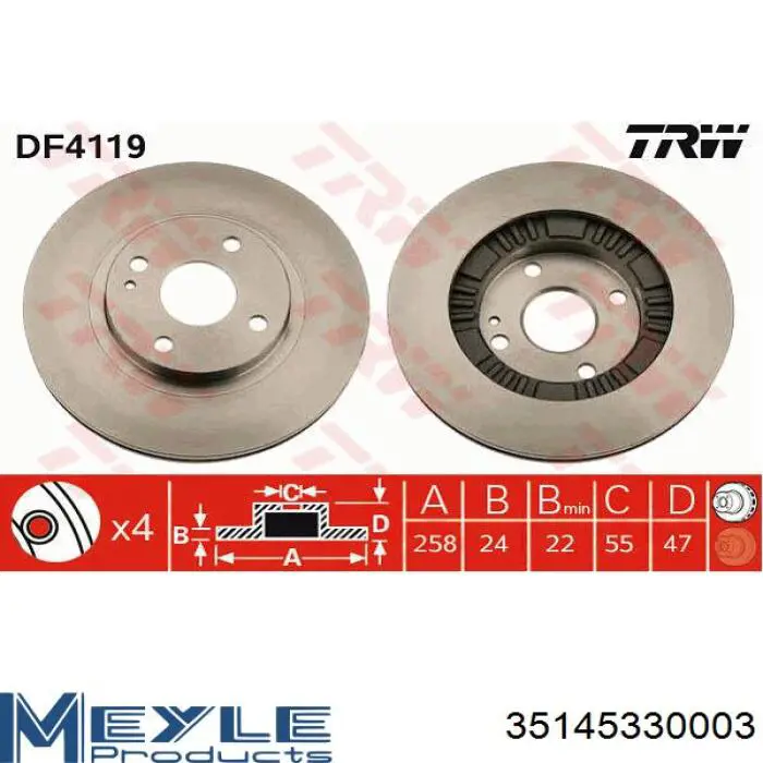 Zapatas de freno 0502BJR Febest