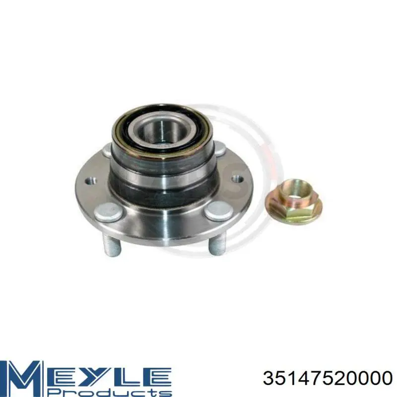 Cubo de rueda trasero Mazda 626 3 GD
