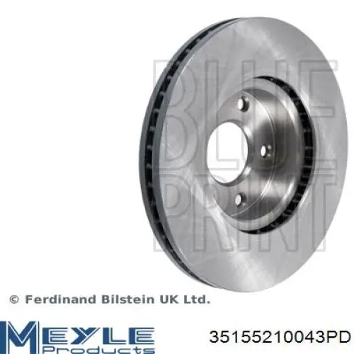 Disco de freno BJT233251A Mazda