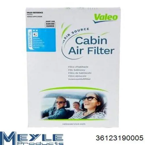 Filtro de polen Nissan/Infiniti AY685NS009