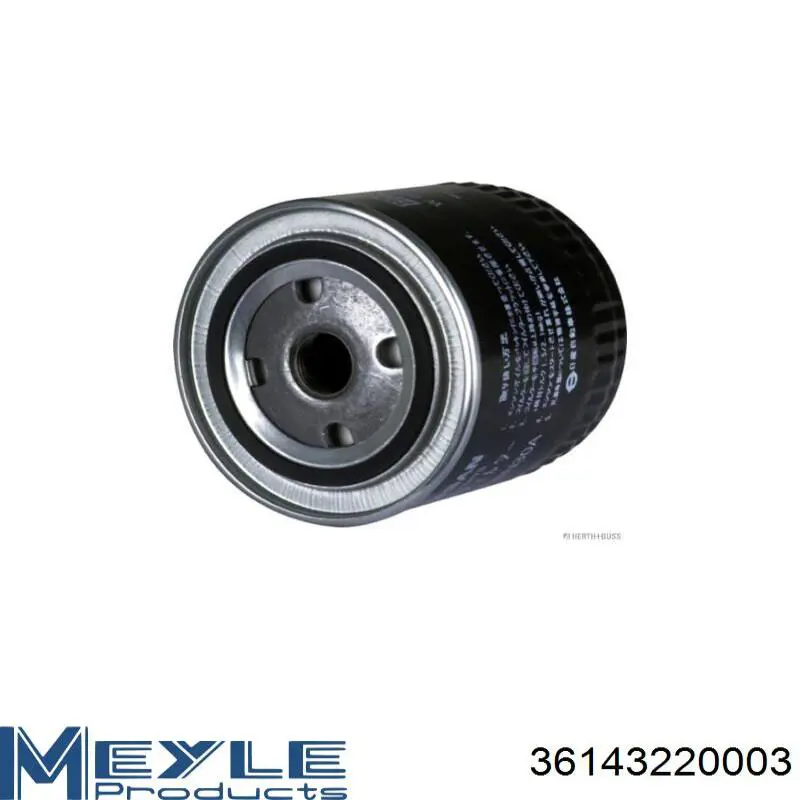 Filtro de aceite motor Meyle 36143220003