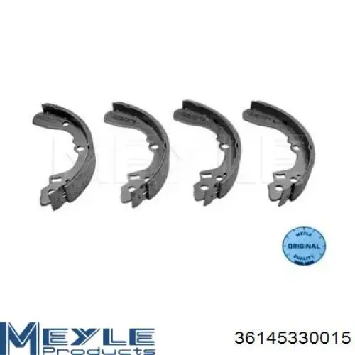 SA134 Hi-q Zapatas de freno de tambor traseras