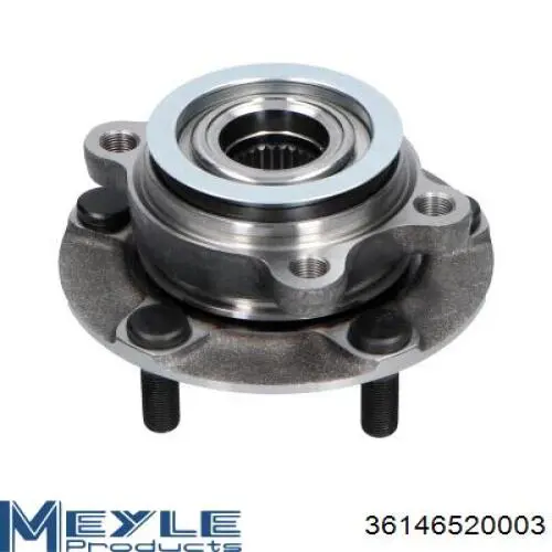Buje de rueda delantero 36146520003 Meyle