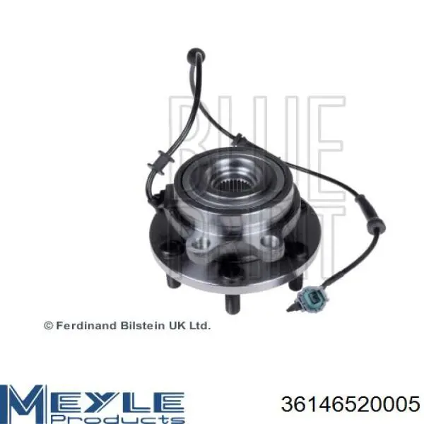 Buje de rueda delantero 36146520005 Meyle
