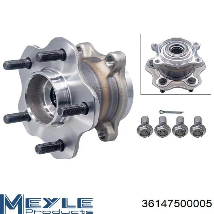 36147500005 Meyle Buje de rueda trasero
